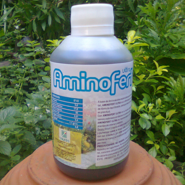 Biofertilizante Ecológico Aminofert  x 250 cc