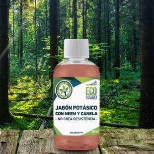 EcoMambo Jabón Potásico con Neem y Canela x 100 cc